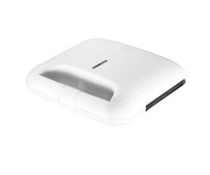 Tostiera a piastre Tostina 13x23 cm 750 W bianco - 5093 - 1