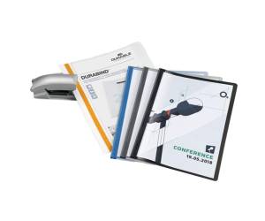 Cartellina per rilegatura Durabind A4 PVC grigio - 8707 - 1