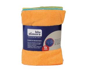 Panno in microfibra multiuso 40 x 40 cm colori assortiti Blu Dimora - 137 - 1