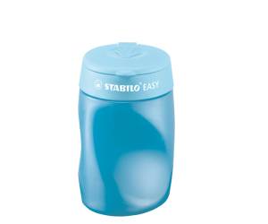 Temperamatite Easy con contenitore 3 fori ergonomico blu per mancini - 2311 - 2