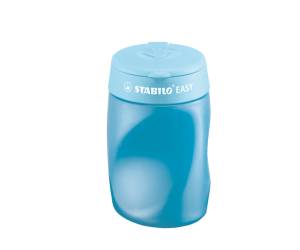 Temperamatite Easy con contenitore 3 fori ergonomico blu per destrimani - 2329 - 3