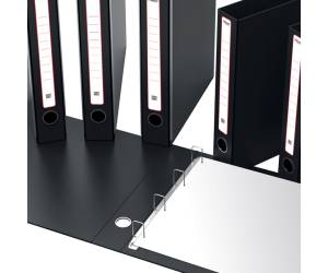 Portatabulati KM UNI con custodia 12 x28 cm dorso 5 cm nero - 18598 - 1