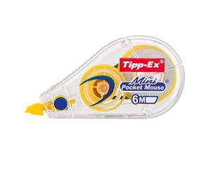 Correttore a nastro Mini Pocket Mouse 5 mm x 6 mt colori assortiti - 3378 - 4