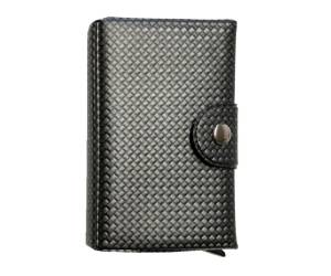 Portacard Wally Carbon 6x9,5 cm grigio - 3531 - 1