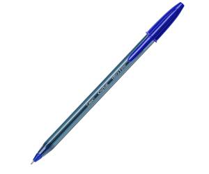 Penna a sfera con cappuccio Cristal Exact punta 0,7 mm blu scatola 20 pezzi - 13118 - 1