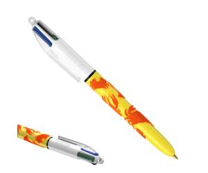 Penna sfera scatto multifunzione 4 Colours Velours punta 1 mm 4 colori scatola 12 pezzi - 13374 - 1