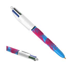 Penna sfera scatto multifunzione 4 Colours Velours punta 1 mm 4 colori scatola 12 pezzi - 13374 - 2