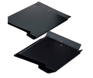 Custodia per raccoglitore 100 dorso 13,5 cm nero - 1729 - 1