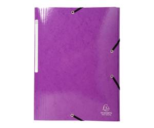 Cartella 3 lembi con elastico angolare Iderama A4 dorso 3,5 cm 10 colori assortiti - 769 - 10