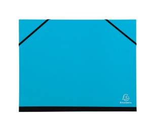 Cartella porta disegni con elastico angolare Iderama A4 colori assortiti cartoncino plastificato - 768 - 1