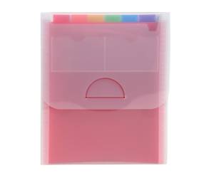 Classificatore valigetta verticale cristallo 25,5 x 30,5 cm 6 tasche PPL - 55798E - 3130630557982 - DMwebShop - 1