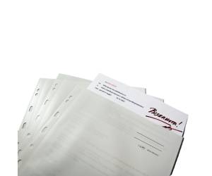 Buste con foratura universale Atla Privacy per documenti riservati 22 x 30 cm bianco - 1606 - 1