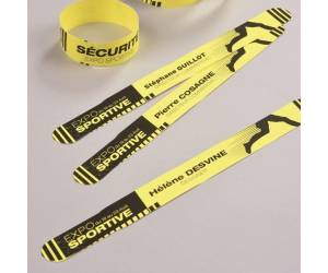 Braccialetti identificativi stampabili 5 fogli 10 etichette per foglio A4 PE giallo - 145 - 1