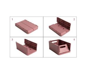 Scatola pieghevole The Smart Case maxi Skandi 37,5 x 27,5 x 16,3 cm rosa antico - 9949 - 2