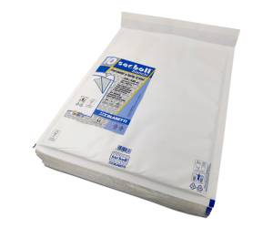 Busta imbottita Sacboll diametro 20 x 32 cm carta bianco - 12170 - 1