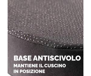 Cuscino Breyta Inclinato 9 x 43 x 43 cm in tessuto nero - 30116 - 4