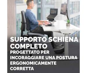 Cuscino Lombare Confort Breyta 33 x 38 x 9 cm in tessuto nero - 30117 - 5