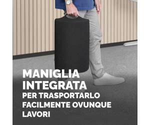 Cuscino Poggiapiedi Breyta 10 x 45 x 30 cm nero - 30119 - 6