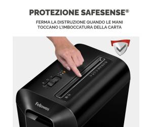 Distruggidocumenti LX65 a frammenti nero - 30142 - 3