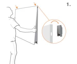 Lavagna Bianca Magnetica Infinity 90 x 60 cm - 30490 - 2