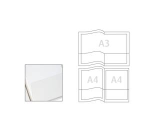 Cartella con doppia tasca Capri 69 T2 A4 PVC trasparente liscio - 4778 - 2