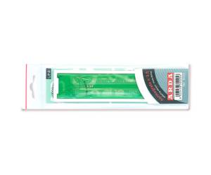 Normografo lettere e cifre Uni 5 mm verde - 17360 - 1