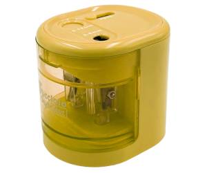 Temperamatite elettrico con contenitore 2 fori colori assortiti - 15812 - 4