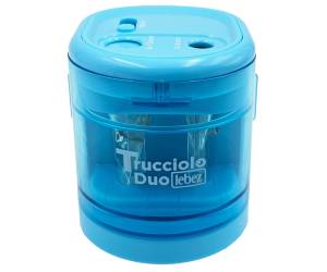 Temperamatite elettrico con contenitore 2 fori colori assortiti - 15812 - 6