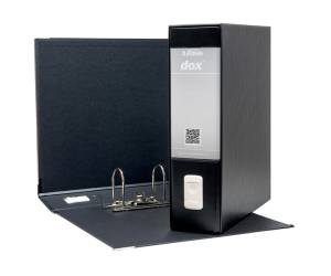 Registratore 1 dorso 8 cm commerciale 23 x 29,7 cm nero - 2680 - 1