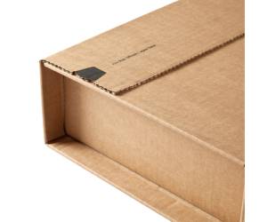 Scatola postale CP 020 fustellata A3,45,5 x 32 x 7 cm cartone microonda avana - 10079 - 1