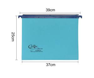 Cartella sospesa Joker cassetto interasse 39 cm fondo V 37 x 25 cm blu - 8640 - 1