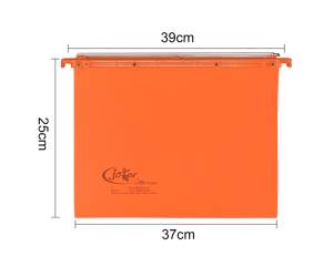 Cartella sospesa Joker cassetto interasse 39 cm fondo V 37 x 25 cm arancio - 8644 - 1