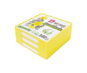 Contenitore in plastica con foglietti bianco 10 x 10 x 5 cm - 19378 - 1