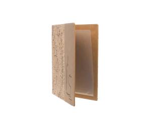 Carta dei vini Design 1 inserto doppio incluso A4,24 x 34 cm sughero - 9614 - 1