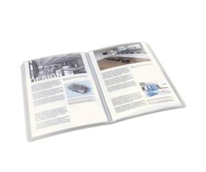 Portalistini personalizzabile 22 x 30 cm 50 buste antiriflesso trasparente - 2047 - 1