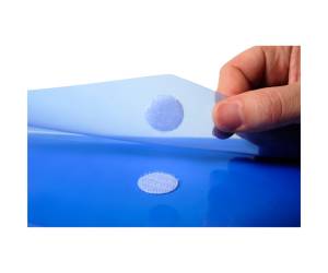 Busta forata con chiusura in velcro PPL 24 x 32 cm colori assortiti - 16462 - 2