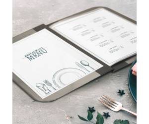 PortaMenu Essential A4,31,5 x 24 cm nero - 5165 - 1