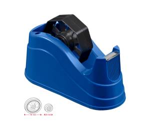 Dispenser da tavolo Medium per nastri 33,66 mt blu - 6639