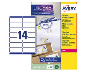 Etichette adesive L7163 in carta angoli arrotondati laser permanenti 15 fogli - 6334