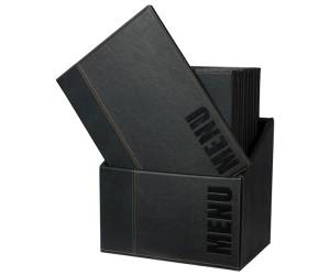 Menu Box Trendy 20 portaMenu nero - 6509