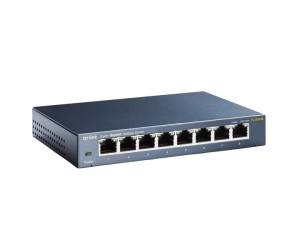 Switch 8 porte 10,100,1000Mbps Desktop - 5933