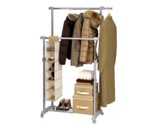 Appendiabiti su ruote Gastone 2 barre - 23782 - 1