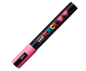 Marcatore a base d acqua Uni Posca PC5M punta tonda media 1,8,2,5 mm rosa - 6535 - 1
