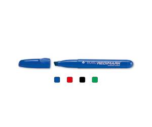 Marcatore permanente Redimark punta a scalpello 6,5 mm rosso - 5042 - 1