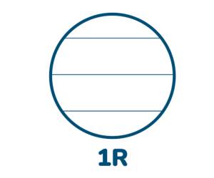 Maxiquaderno Monocromo A4,1 rigo 70 fogli 80 gr 4 fori microperforato - 6085 - 1