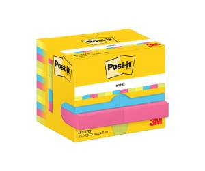 Blocco foglietti Colori Energy - 653-TFEN - colori assortiti - 38 x 51 mm - 72 gr - 100 fogli - conf. 12 pezzi - Post it - 7100290179 - 4064035065898 - DMwebShop - 1