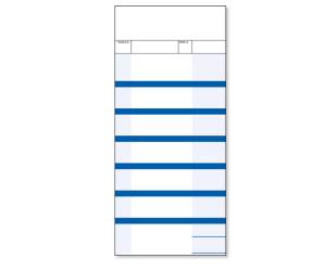 Blocco comande a 7 tagliandi 10 x 22 cm 25 x 2 cm 25 fogli x 2 copie autoricalcanti - 8067 - 1