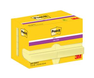 Blocco foglietti Super Sticky 622,12SS CY 47,6 x 47,6 mm giallo Canary 90 fogli - 8981 - 1