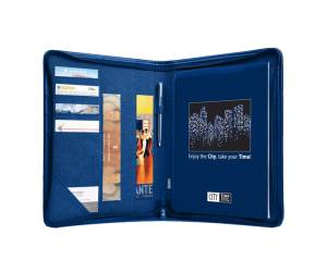 Portablocco Spinner blu - A4,26618 - 1