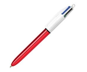 Penna sfera scatto multifunzione 4 Colours Shine punta 1 mm scatola 12 pezzi fusto colori assortiti - 22425 - 3